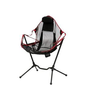 [더블유쇼핑]힐링존 접이식 스윙 캠핑의자 폴딩 낚시 레저의자_1