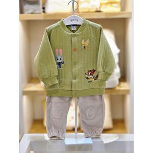 아가방 세이브존02 그린  삼중지 가디건상하세트 03s723020