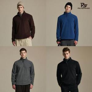 [2장세트] 팜스프링스 남성 헤리티지 플리스 집업티셔츠