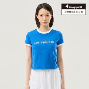 [르꼬끄공식] 여성 레귤러핏 링거 티셔츠 (QQ122TRS31)