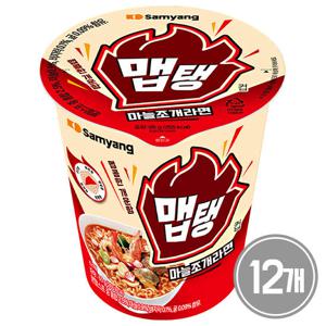 맵탱 마늘조개라면 소컵 12개