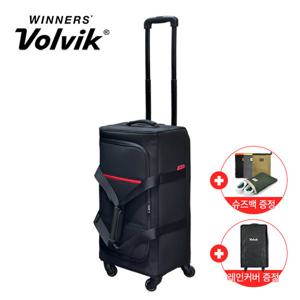 볼빅 4휠 액티브 골프 캐리어 보스턴백 바퀴형 여행 가방 더플백 블랙