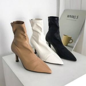 여성부츠힐 앵클부츠 미들부츠 스틸레토힐 7cm굽