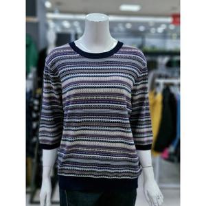 화이트호스 세이브존05 캐주얼 스트라이프 나염 티셔츠 A251412