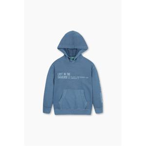 [베네통 키즈] 피그먼트 후드 맨투맨 3WITC204G_NY