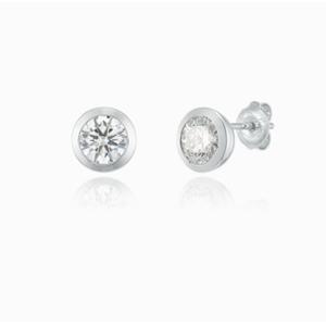 [로이드] 주문제작 다이아몬드 [최상등급] 토탈 2캐럿 베젤 귀걸이 LEL11711D