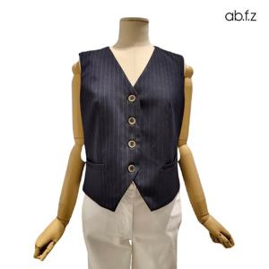 [에이비에프지]스트라이프 패턴 정장 베스트 APZ5QVA2G