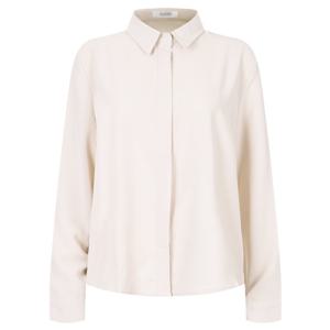 샵앤) 여성 히든버튼 카라 링클프리 긴팔 블라우스 INT-WBL-20546-연베이지