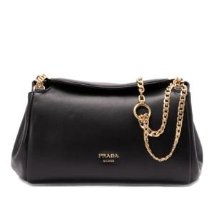 프라다 튜멀트 스몰 체인 스트랩 가죽 숄더 백 1BD395VCOO 2DX8