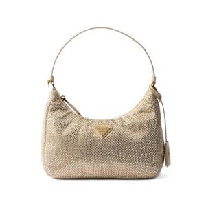 프라다 리에디션 크리스털 장식 숄더 백 1BC204VOOD2HNJ