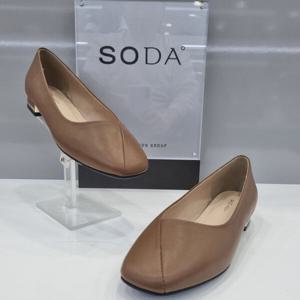 [소다][소다]여성 구두 플랫 FLF309 카멜_US