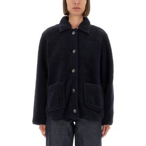 아페쎄 버튼 클로저 패치 포켓 릴렉스 울 재킷 WOARG F32035 IA