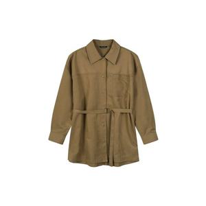 오버사이즈 셔츠형 롱 자켓 PR3WJ965