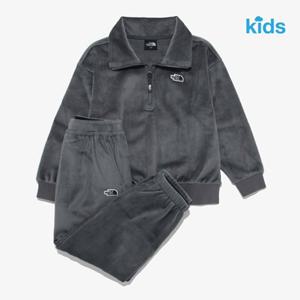 노스페이스키즈 셋업 NM5MR61T 차콜 범피 스웨트 세트