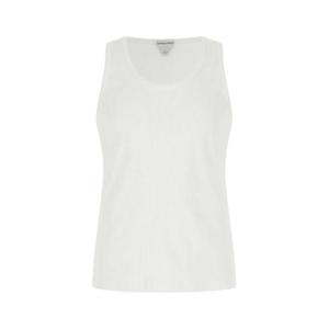 보테가베네타 코튼 민소매 티셔츠 715042V2I50 9071 White