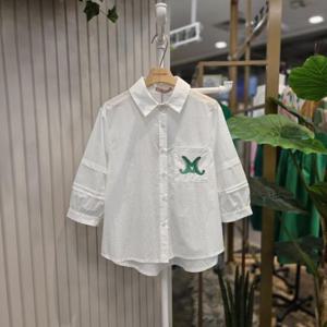 스테파니 HC05 소매셔츠하트자수남방 A25SH5201H