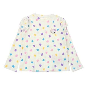 [프렌치캣(백)]IV 하트나염 골지 티셔츠 Q54DDT360