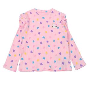 [프렌치캣(백)]PK 하트나염 골지 티셔츠 Q54DDT370