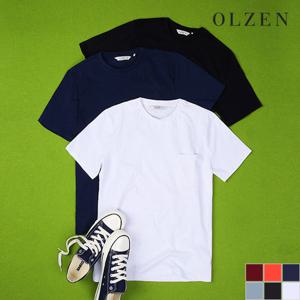 [올젠] USA 코튼 반팔 라운드 티셔츠 (ZAA2TR1302)