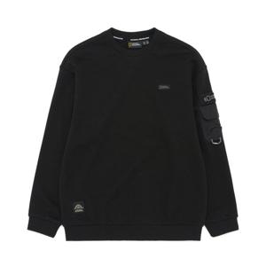 [내셔널지오그래픽 키즈] K233USW820 어드벤처 포켓 맨투맨 CARBONBLACK