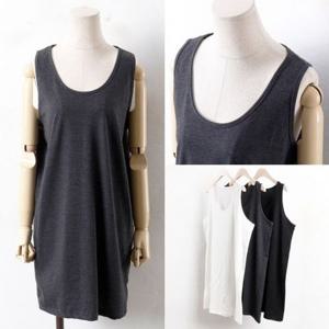 1928H211 WW 빅사이즈 오버핏 365일면롱나시 위쉬몰