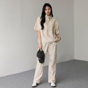 [피핀] [남녀공용]CSOs-015-1 터틀넥아노락긴바지셋업