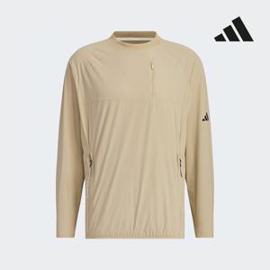 아디다스골프 24FW 남성 윈드레디 긴팔 폴로셔츠 베이지 IM6422