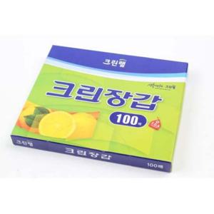 크린 위생장갑 100매 일회용장갑 크린랲장갑 주방장갑