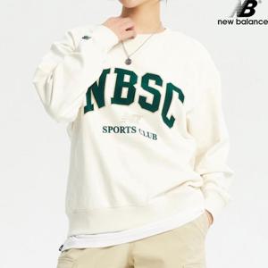 뉴발란스 NBNCD31813-CM NBSC 맨투맨 세미오버핏 남녀공용 긴팔티