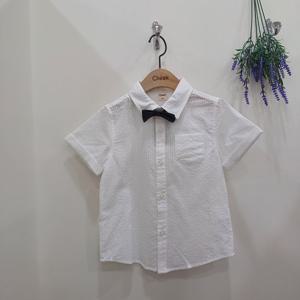 [치크]남아 반팔 타이탈착댄디 셔츠 CKYC2532B