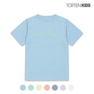 [탑텐키즈][탑텐키즈] 공용 오가닉코튼 레인보우 반팔티 B_MKC5T