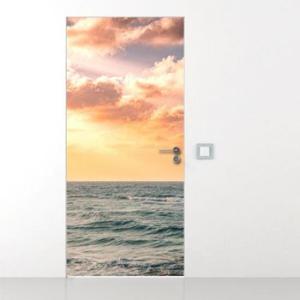 아트박스/꾸밈 gb822-노을이지는바다_현관문시트지