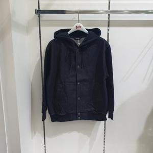 [소이]블랙 데님 믹스점퍼 25F1101_BK