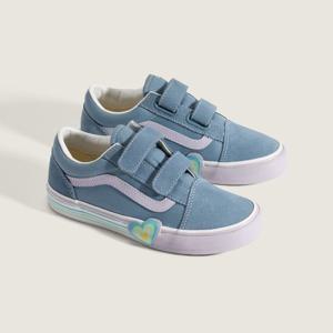 [반스] 키즈 올드스쿨 벨크로 하트 스카이블루 VN000D4DCFL