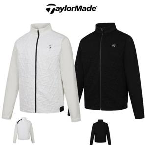 테일러메이드 어패럴 골프 웨어 25 F W TMJUO3203 999 남성 가을 엠보 져지 하이브리드 점퍼 방풍 자켓