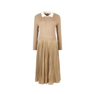 [레코브](레코브) 니트배색주름 원피스(LC31CZOP576X)