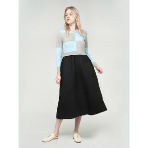 [레코브](레코브) 블럭 니트배색 원피스(LC31CYOP574X)