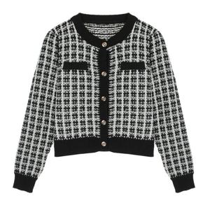 [레코브](레코브) 크롭 트위드 패턴 가디건(LC31CYKC529X)