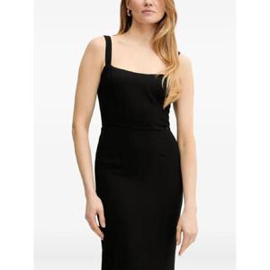 25 FW 게스 스퀘어 넥 플라운스 미디 드레스 W5GK20WH4S2 TP441983651