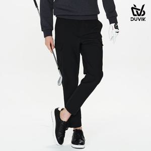 듀빅 남성 스판 아웃포켓 인밴딩 조거바지 DF3MPT362BK