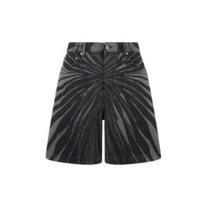 로베르토 카발리 레이 오브 골드톤 프린트 버뮤다 쇼츠 VRJ261VTS01 Z0440 TP949119351