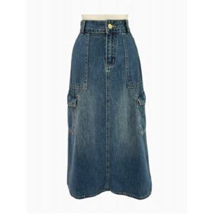 [레코브](레코브) 아웃포켓 데님스커트(LC31C9DS508X)