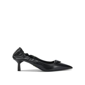 프라다 여성 블랙 가죽 로고 펌프스 1I188O070F0002 F 055