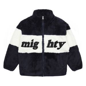 [에꼴리에]MARIO남아 배색 레터링 퍼 플리스 점퍼 21D0104_NY