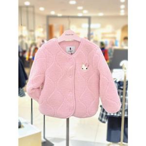 [프렌치캣 9D] 핑크 뽀글이 자켓 (Q55DDK071)