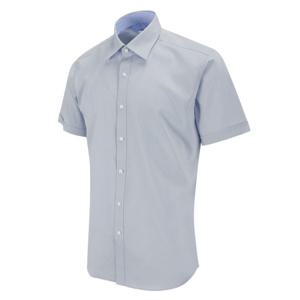 슬림핏 링클프리 고급모달 그레이 반팔셔츠_RF2023