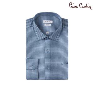 [피에르가르뎅] 그린 잔체크 슬림핏 셔츠 PKDS3972