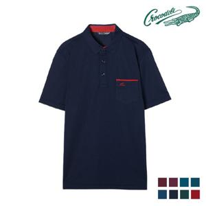 [크로커다일] 파이핑배색 PK티셔츠 CDAA4TP2703