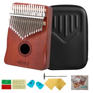 케나즈 KKV60 칼림바 하드케이스포함 마호가니 베벨컷 17음계