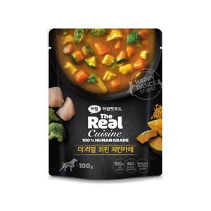[하림펫푸드] 더리얼 퀴진 치킨카레 100g